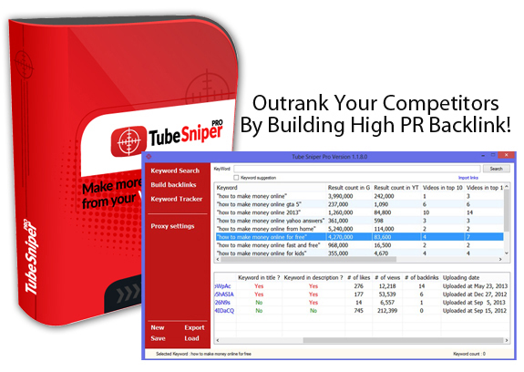 Tube Sniper Pro 3.0 LEGAL Software To Rank Your Videos
